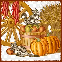 农场插画素材矢量-空若网 农场插画素材矢量-空若网