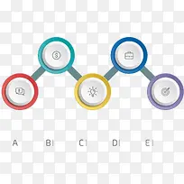 白色按钮商务圆环-空若网 白色按钮商务圆环-空若网