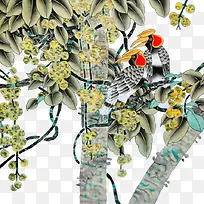 ˮī��������֦С��-������