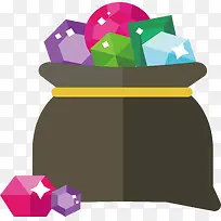 满满一袋彩色宝石-空若网 满满一袋彩色宝石-空若网