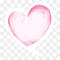 爱心粉色水彩墨迹-空若网 爱心粉色水彩墨迹-空若网
