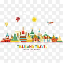 扁平化精美欧式建筑-空若网 扁平化精美欧式建筑-空若网