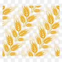 黄色麦穗底纹免抠下载-空若网 黄色麦穗底纹免抠下载-空若网