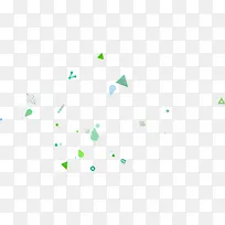 绿色三角形状点缀-空若网 绿色三角形状点缀-空若网