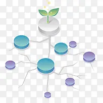 立体商业图表创意图案-空若网 立体商业图表创意图案-空若网