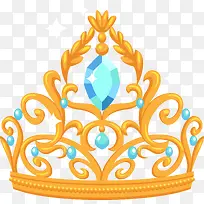 蓝宝石矢量皇冠图-空若网 蓝宝石矢量皇冠图-空若网