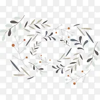 复古树枝花纹-空若网 复古树枝花纹-空若网