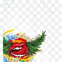 大嘴巴矢量图片-空若网 大嘴巴矢量图片-空若网