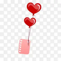 爱心气球挂饰-空若网 爱心气球挂饰-空若网