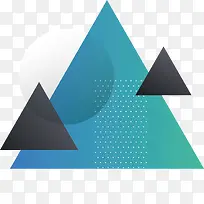 绿色三角形商务封面-空若网 绿色三角形商务封面-空若网