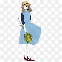 卡通手绘女孩模特-空若网 卡通手绘女孩模特-空若网