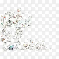 插画山上的房子-空若网 插画山上的房子-空若网