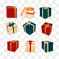 扁平化礼品盒-空若网 扁平化礼品盒-空若网