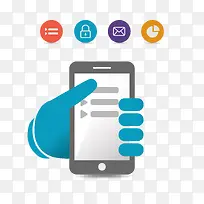 手机扁平化矢量素材图片图片下载-空若网 手机扁平化矢量素材图片图片下载-空若网