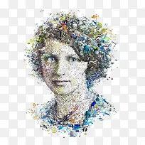 ƴ��Ԫ��Ů���廭-������