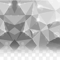 灰色三角形拼接光效海报背景-空若网 灰色三角形拼接光效海报背景-空若网