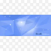 蓝色三角形拼接海报背景-空若网 蓝色三角形拼接海报背景-空若网