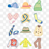 卡通冬季手套围巾组合-空若网 卡通冬季手套围巾组合-空若网