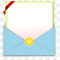 蓝色信封边框-空若网 蓝色信封边框-空若网