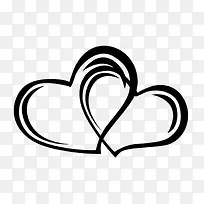 双个爱心结-空若网 双个爱心结-空若网