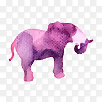 水彩泼墨动物剪影免抠素材-空若网 水彩泼墨动物剪影免抠素材-空若网