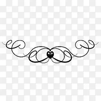 黑色对称花边-空若网 黑色对称花边-空若网