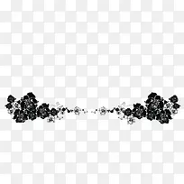 对称黑花边-空若网 对称黑花边-空若网