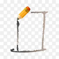 铅笔痕迹创意边框-空若网 铅笔痕迹创意边框-空若网