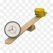 跷跷板上的时间和金钱-空若网 跷跷板上的时间和金钱-空若网