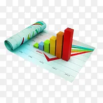 放在数据分析表上的柱状图-空若网 放在数据分析表上的柱状图-空若网