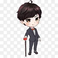 坏男孩爱心爱心拐杖蝴蝶结形象-空若网 坏男孩爱心爱心拐杖蝴蝶结形象-空若网