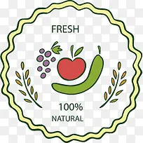 锯齿新鲜水果标志-空若网 锯齿新鲜水果标志-空若网