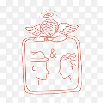 天使线稿-空若网 天使线稿-空若网