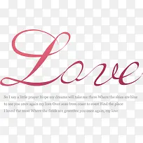 红色卡通丝带爱情字母-空若网 红色卡通丝带爱情字母-空若网