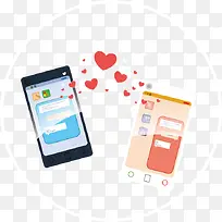 矢量网恋元素-空若网 矢量网恋元素-空若网