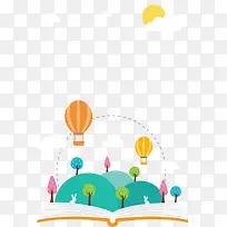 卡通精美插画海报边框-空若网 卡通精美插画海报边框-空若网