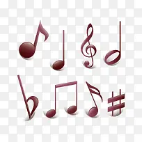 矢量音符-空若网 矢量音符-空若网