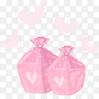 粉色爱心包裹-空若网 粉色爱心包裹-空若网