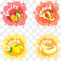 水果插画素材库矢量-空若网 水果插画素材库矢量-空若网