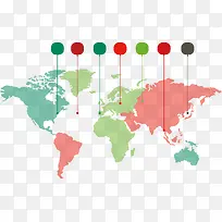 地球矢量扁平化素材-空若网 地球矢量扁平化素材-空若网