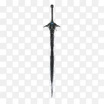 创意合成效果黑色质感宝剑宝石-空若网 创意合成效果黑色质感宝剑宝石-空若网