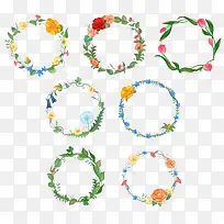 水彩花边-空若网 水彩花边-空若网