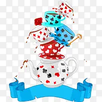 矢量茶杯-空若网 矢量茶杯-空若网