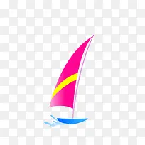 可爱粉色帆船-空若网 可爱粉色帆船-空若网