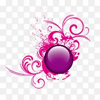 花纹圆形水晶按钮标签-空若网 花纹圆形水晶按钮标签-空若网