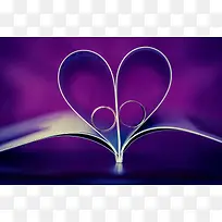 紫色心形背景-空若网 紫色心形背景-空若网