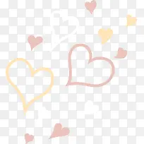 情人节黄色漂浮爱心-空若网 情人节黄色漂浮爱心-空若网