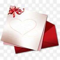 红色爱心信纸七夕情人节-空若网 红色爱心信纸七夕情人节-空若网