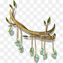 树枝上的挂饰-空若网 树枝上的挂饰-空若网