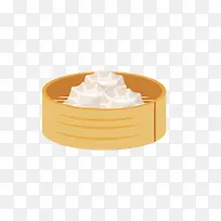 手绘蒸笼饺子-空若网 手绘蒸笼饺子-空若网